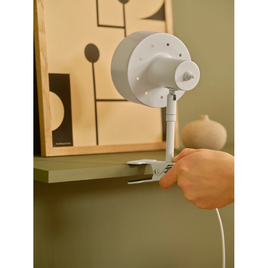 Nordlux - Λάμπα με κλιπ MATIS 1xE27/15W/230V λευκό