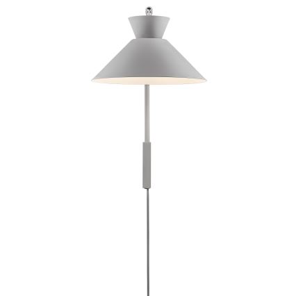 Nordlux - Λάμπα τοίχου DIAL 1xE27/40W/230V γκρι