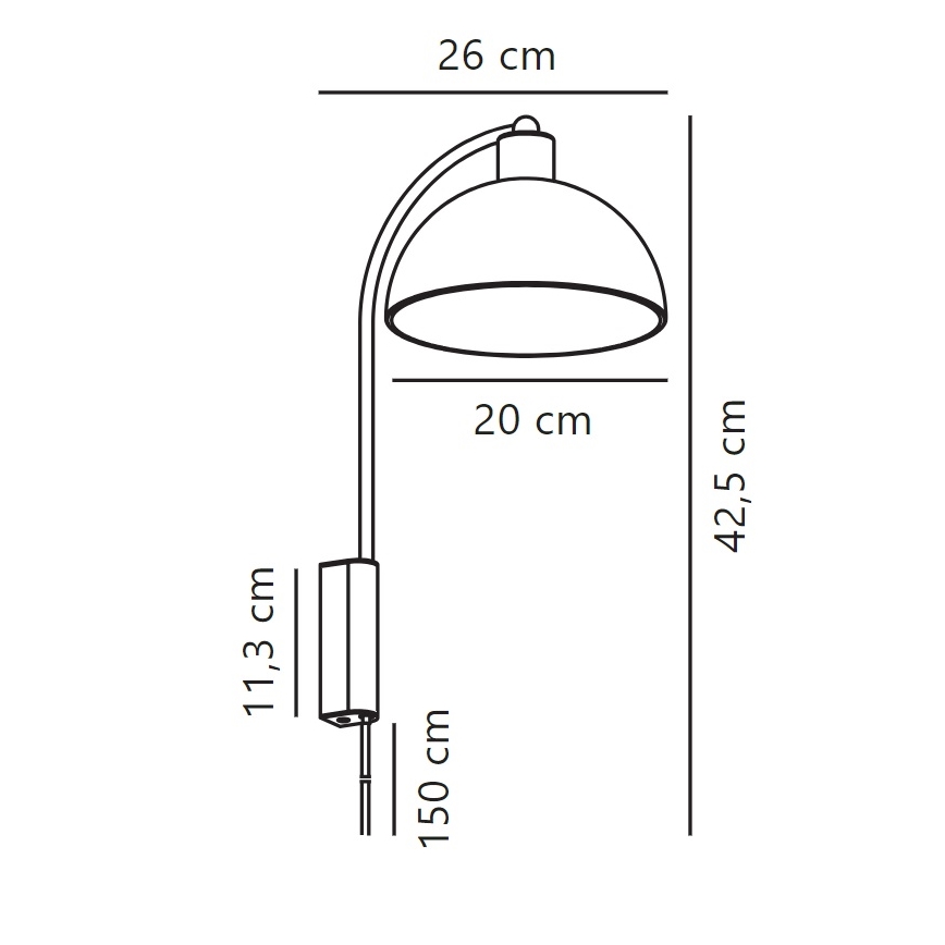 Nordlux - Λάμπα τοίχου ELLEN 1xE14/40W/230V γυαλιστερό χρώμιο