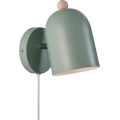 Nordlux - Προβολέας τοίχου GASTON 1xE27/15W/230V πράσινο