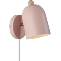 Nordlux - Προβολέας τοίχου GASTON 1xE27/15W/230V ροζ