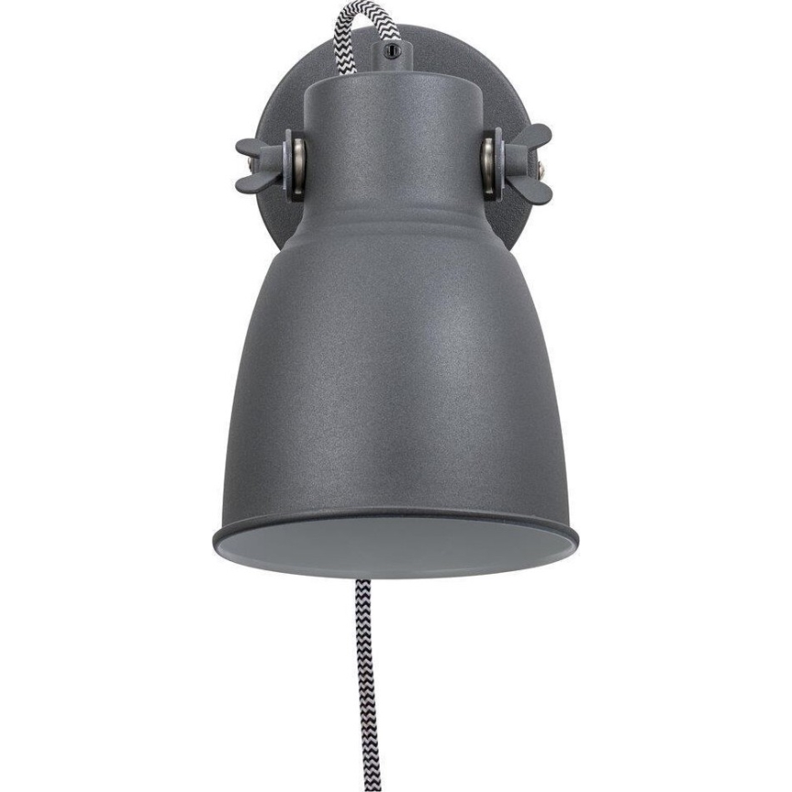 Nordlux - Προβολέας τοίχου ADRIAN 1xE27/25W/230V ανθρακί