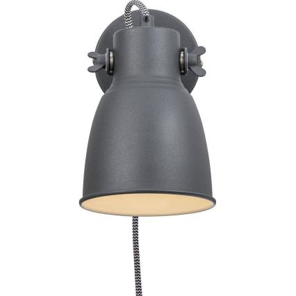 Nordlux - Προβολέας τοίχου ADRIAN 1xE27/25W/230V ανθρακί