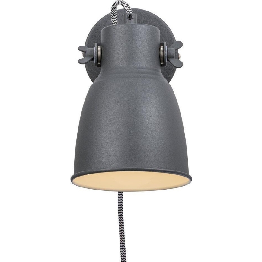 Nordlux - Προβολέας τοίχου ADRIAN 1xE27/25W/230V ανθρακί