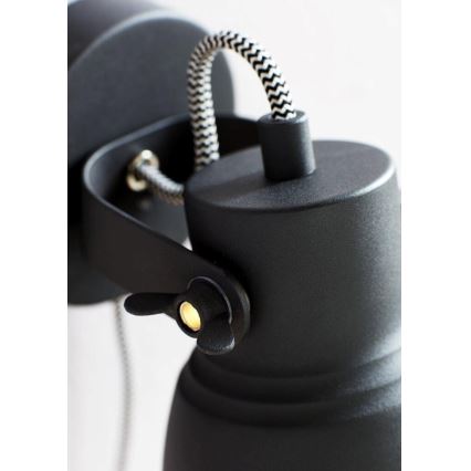 Nordlux - Προβολέας τοίχου ADRIAN 1xE27/25W/230V ανθρακί