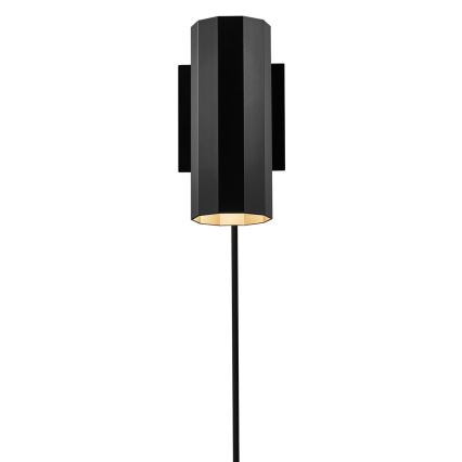 Nordlux - Προβολέας τοίχου ALANIS 1xGU10/15W/230V μαύρο