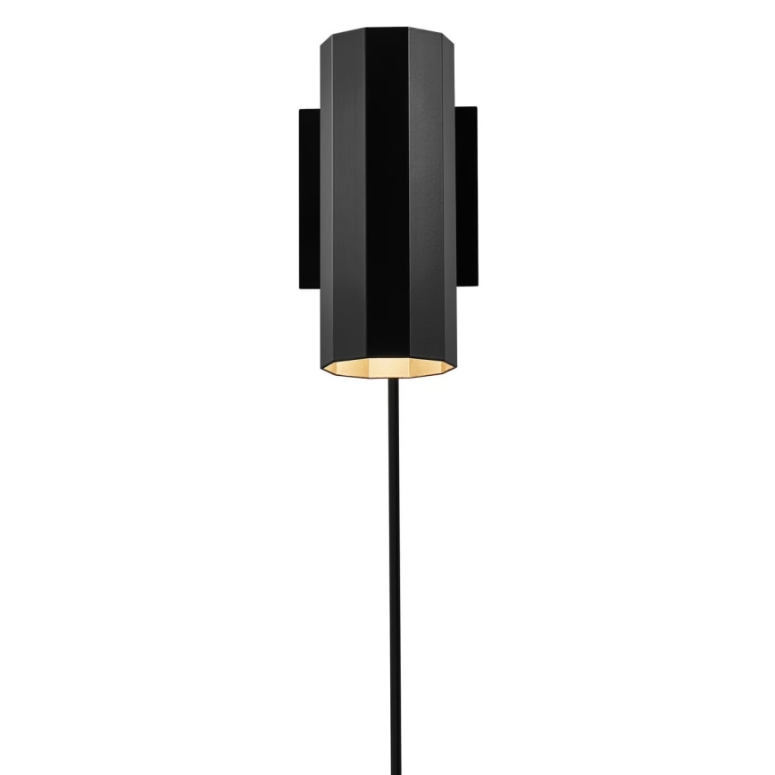 Nordlux - Προβολέας τοίχου ALANIS 1xGU10/15W/230V μαύρο