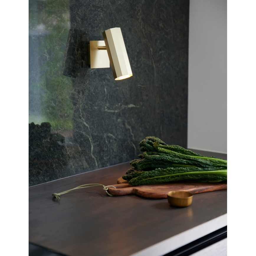Nordlux - Προβολέας τοίχου ALANIS 1xGU10/15W/230V χρυσαφί