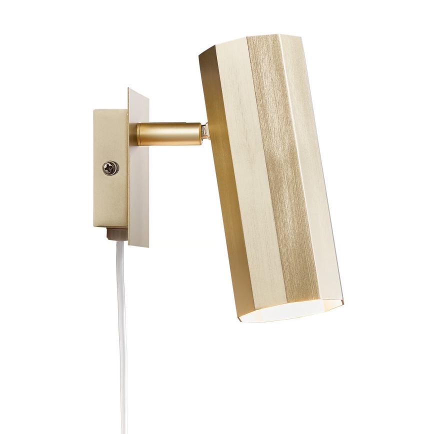 Nordlux - Προβολέας τοίχου ALANIS 1xGU10/15W/230V χρυσαφί