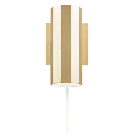 Nordlux - Προβολέας τοίχου ALANIS 1xGU10/15W/230V χρυσαφί