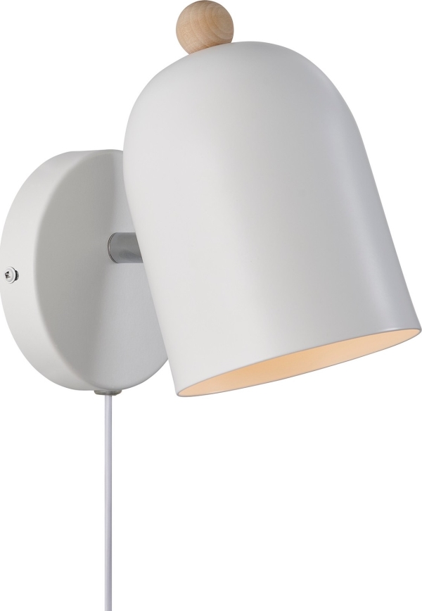 Nordlux - Προβολέας τοίχου GASTON 1xE27/15W/230V λευκό