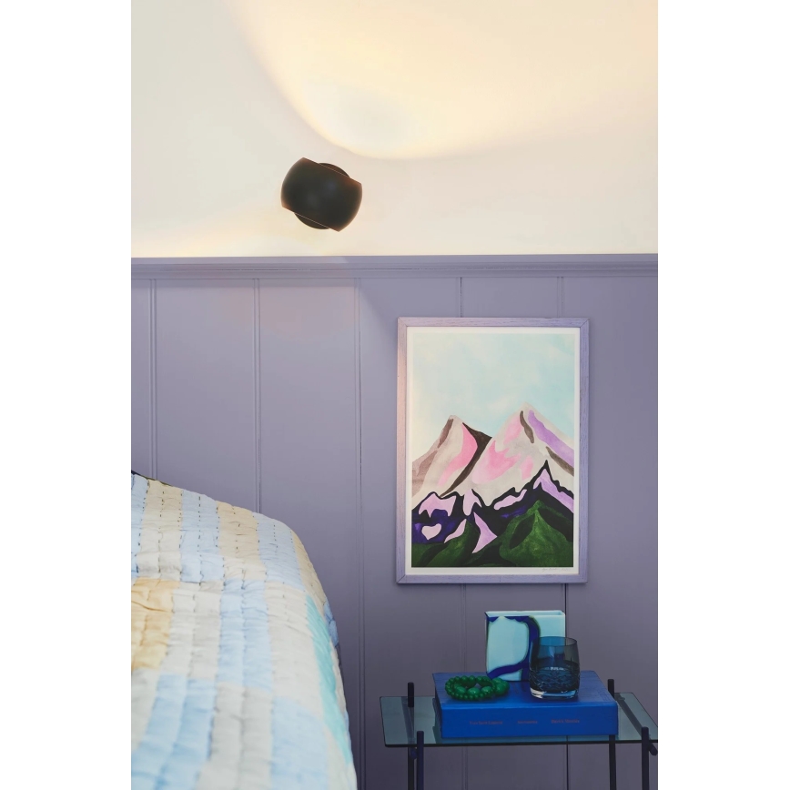 Nordlux - Ρυθμιζόμενο σποτ τοίχου BELIR 1xG9/5W/230V μαύρο