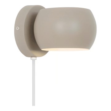Nordlux - Ρυθμιζόμενο σποτ τοίχου BELIR 1xG9/5W/230V μπεζ