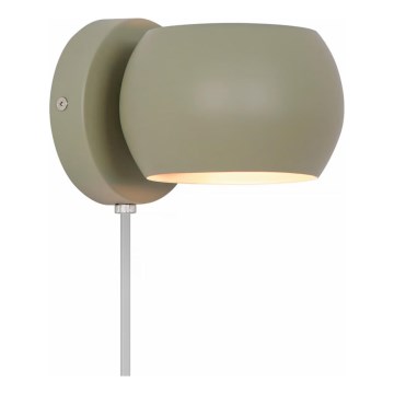 Nordlux - Ρυθμιζόμενο τοίχου φωτιστικό σποτ BELIR 1xG9/5W/230V πράσινο