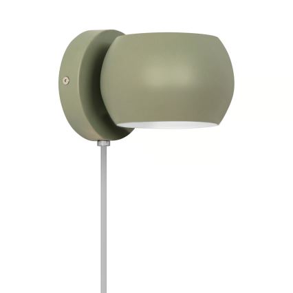 Nordlux - Ρυθμιζόμενο τοίχου φωτιστικό σποτ BELIR 1xG9/5W/230V πράσινο