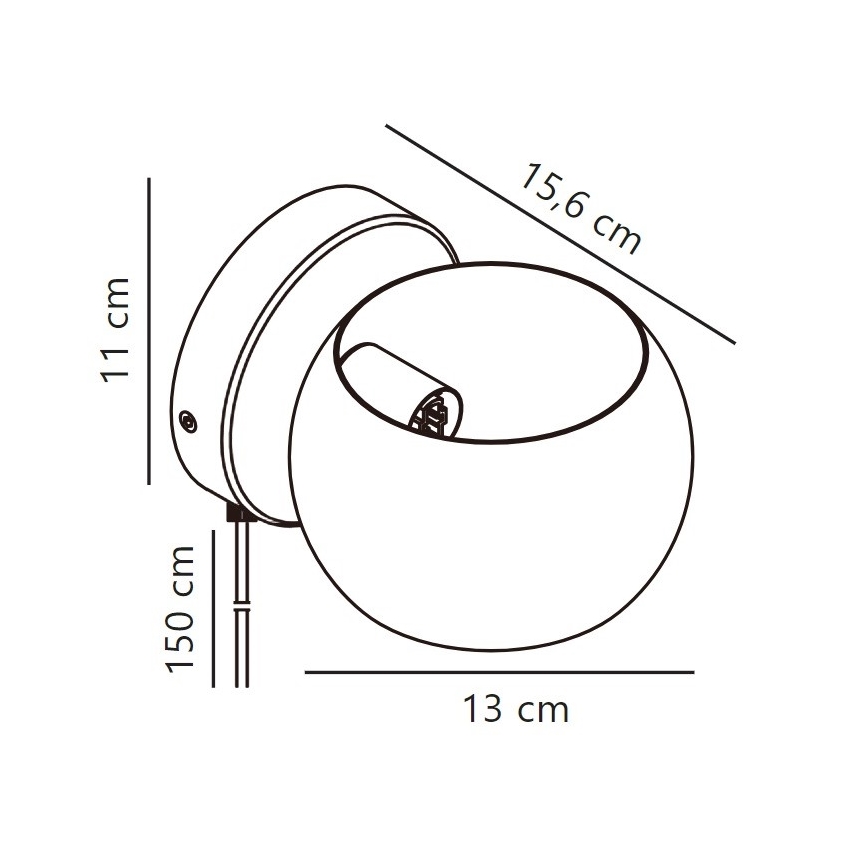 Nordlux - Ρυθμιζόμενο τοίχου φωτιστικό σποτ BELIR 1xG9/5W/230V πράσινο