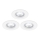 Nordlux - ΣΕΤ 3x LED RGB Κρεμαστό φωτιστικό οροφής μπάνιου dimmimg DON SMART LED/4,7W/230V 2200-6500K IP65
