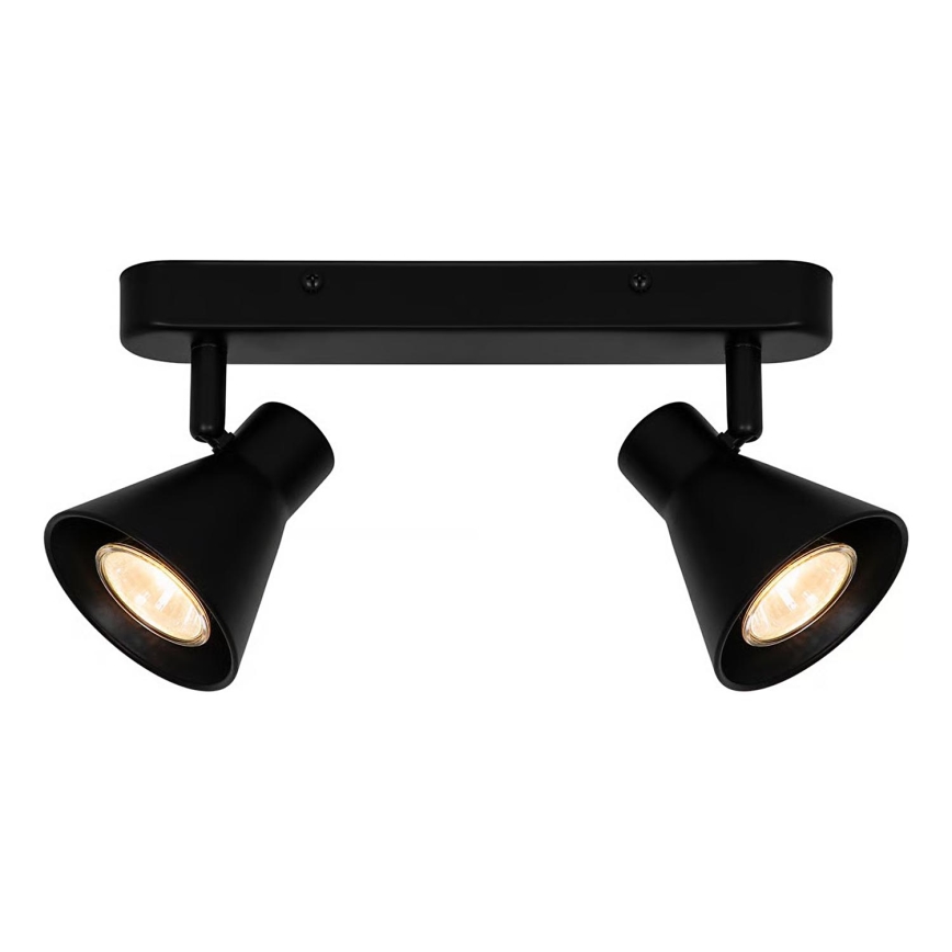Nordlux - Σποτ EIK 2xGU10/35W/230V μαύρο