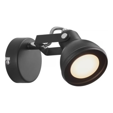 Nordlux - Σποτ τοίχου ASLAK 1xGU10/35W/230V μαύρο