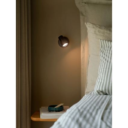 Nordlux - Σποτ τοίχου BOSTON 1xGU10/5W/230V μαύρο