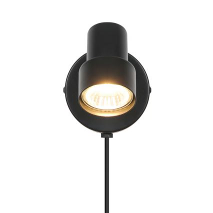 Nordlux - Σποτ τοίχου BOSTON 1xGU10/5W/230V μαύρο