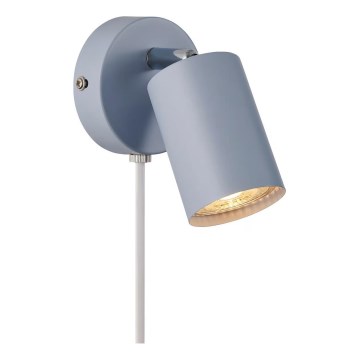 Nordlux - Σποτ τοίχου EXPLORE 1xGU10/7W/230V μπλε
