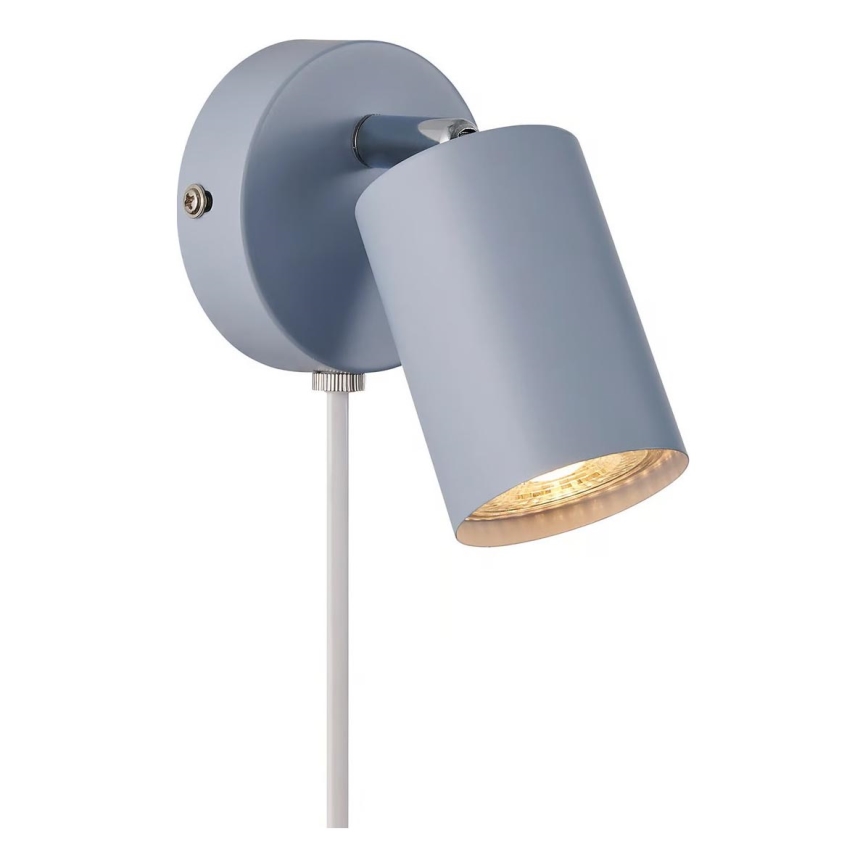 Nordlux - Σποτ τοίχου EXPLORE 1xGU10/7W/230V μπλε