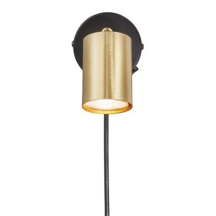 Nordlux - Σποτ τοίχου EXPLORE 1xGU10/7W/230V ορείχαλκος