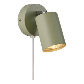 Nordlux - Σποτ τοίχου EXPLORE 1xGU10/7W/230V πράσινο
