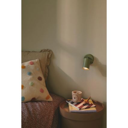 Nordlux - Σποτ τοίχου EXPLORE 1xGU10/7W/230V πράσινο