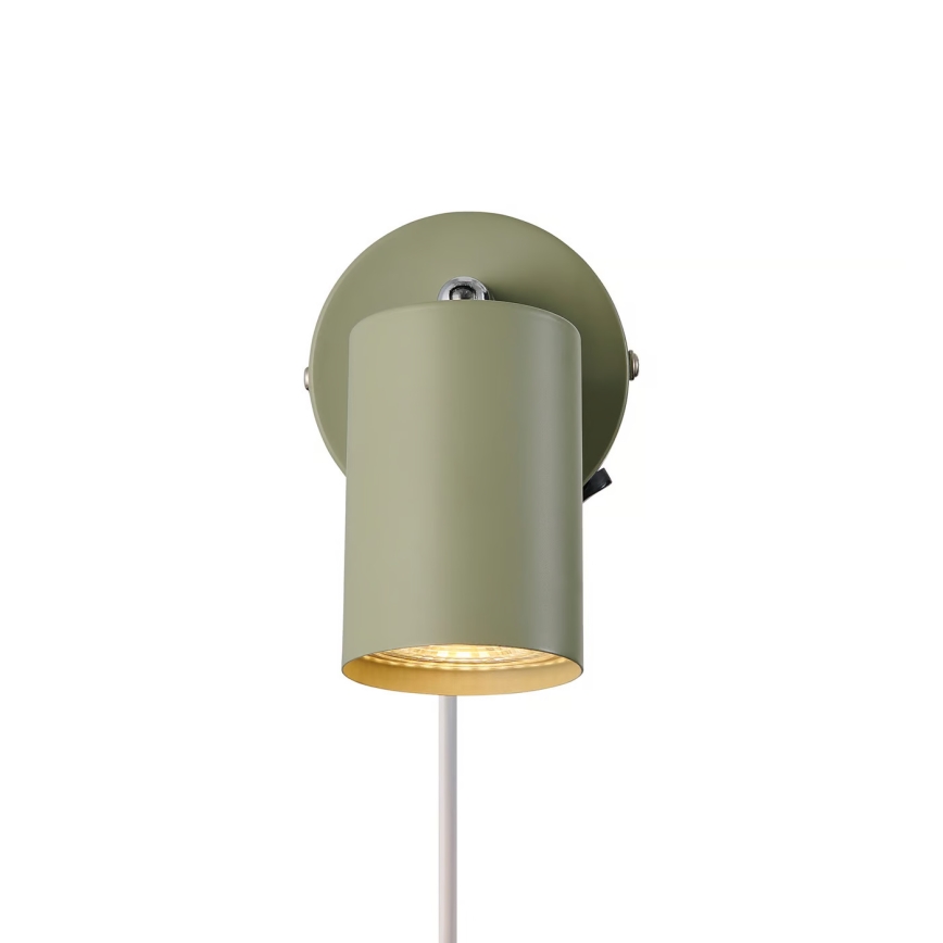 Nordlux - Σποτ τοίχου EXPLORE 1xGU10/7W/230V πράσινο