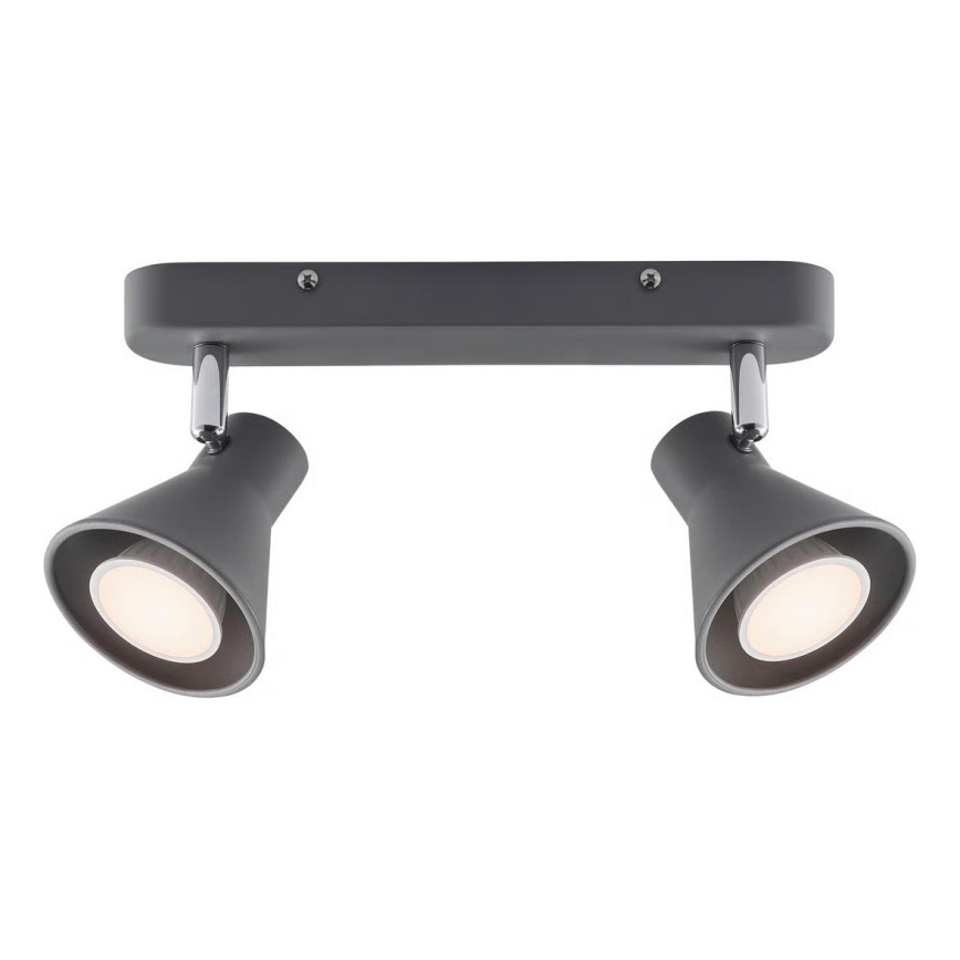 Nordlux - Σποτ φωτιστικό EIK 2xGU10/35W/230V γκρι
