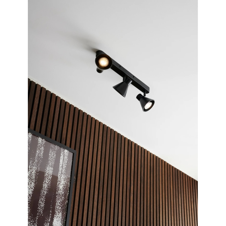 Nordlux - Σποτ φωτιστικό EIK 3xGU10/35W/230V μαύρο