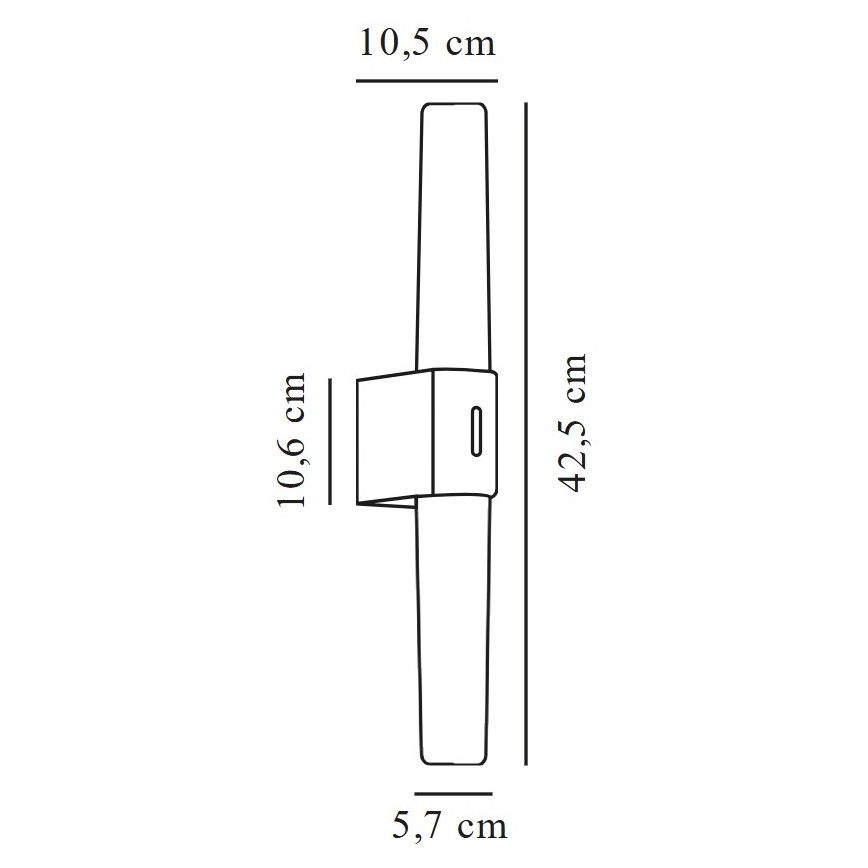 Nordlux - Φωτισμός καθρέφτη μπάνιου LED HELVA LED/9W/230V 3000K IP44
