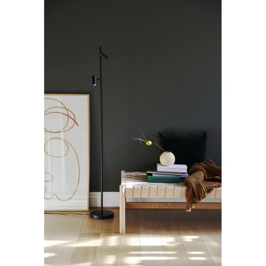 Nordlux - LED Dimming αφής επιδαπέδιο φωτιστικό OMARI 2xLED/3,2W/230V μαύρο