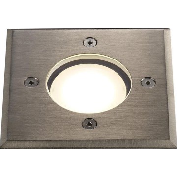 Nordlux - Φωτιστικό δρόμου εξωτερικού χώρου PATO 1xGU10/35W/230V IP65 ματ χρώμιο γωνιακός