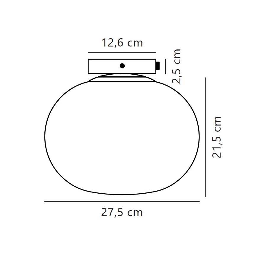 Nordlux - Φωτιστικό οροφής ALTON 1xE27/25W/230V