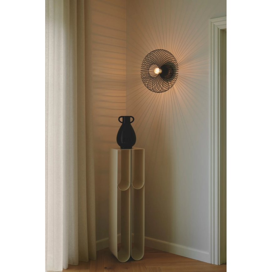 Nordlux - Φωτιστικό οροφής BERONI 1xE27/60W/230V Ø 40,3 cm μαύρο