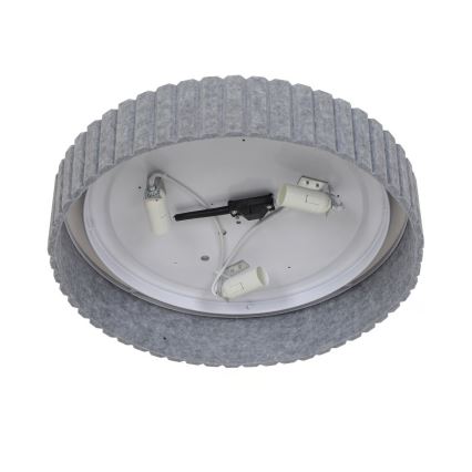 Nordlux - Φωτιστικό οροφής CORATO 3xE14/15W/230V Ø 42 cm γκρίζο