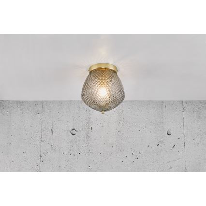 Nordlux - Φωτιστικό οροφής ORBIFORM 1xE27/40W/230V χρυσαφί