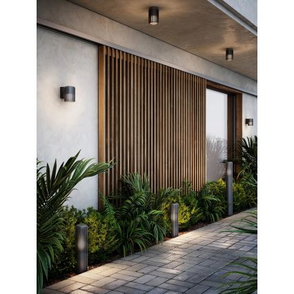 Nordlux - Φωτιστικό οροφής εξωτερικού χώρου ALUDRA 1xE27/15W/230V ανθρακί
