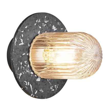 Nordlux - Φωτιστικό οροφής εξωτερικού χώρου JANUKA 1xE27/60W/230V IP54 μαύρο