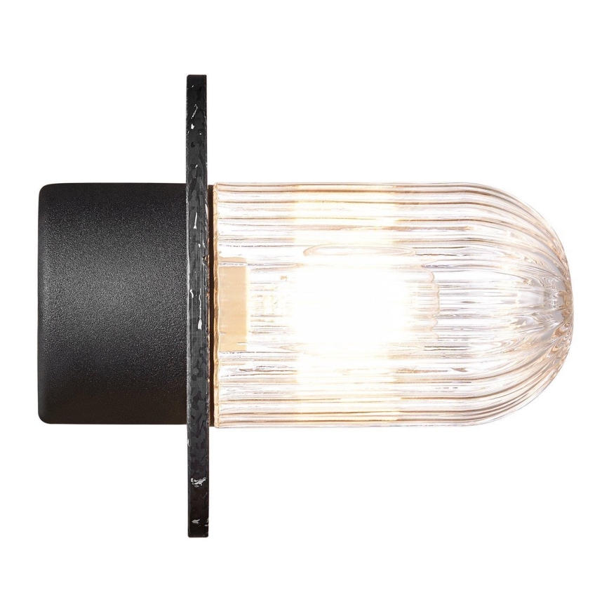 Nordlux - Φωτιστικό οροφής εξωτερικού χώρου JANUKA 1xE27/60W/230V IP54 μαύρο