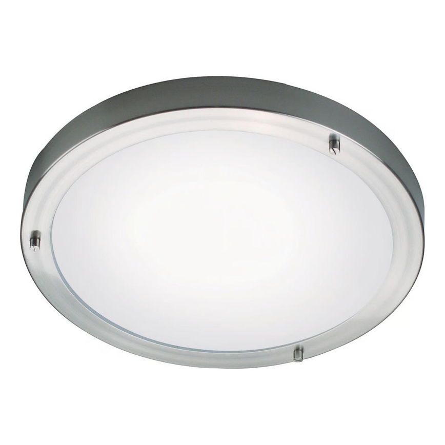 Nordlux - Φωτιστικό οροφής μπάνιου ANCONA 2xE27/40W/230V IP43 Ø 31,5 cm ματ χρώμιο