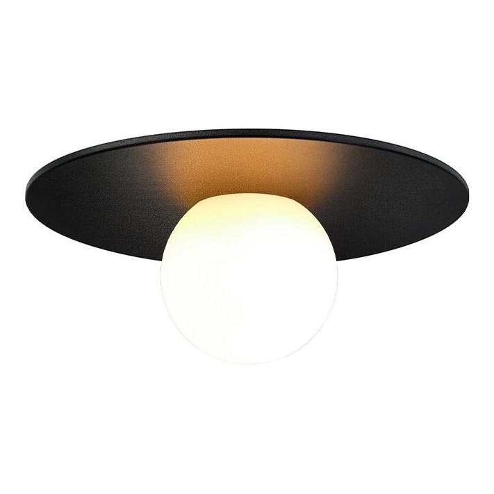 Nordlux - Φωτιστικό οροφής μπάνιου SIONA 1xE27/60W/230V IP44 μαύρο