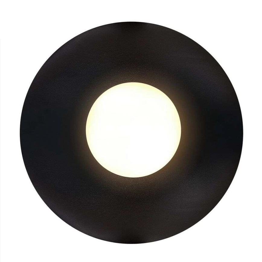 Nordlux - Φωτιστικό οροφής μπάνιου SIONA 1xE27/60W/230V IP44 μαύρο