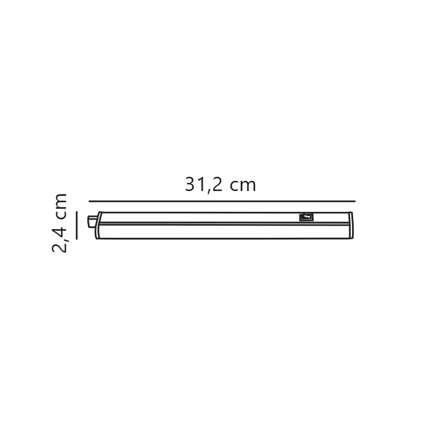 Nordlux - Φωτιστικό πάγκου κουζίνας LED LATONA LED/4W/230V 3000/4000K  31,2 cm
