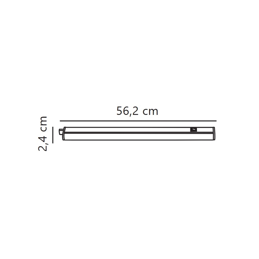 Nordlux - Φωτιστικό πάγκου κουζίνας LED LATONA LED/8W/230V 3000/4000K 56,2 cm