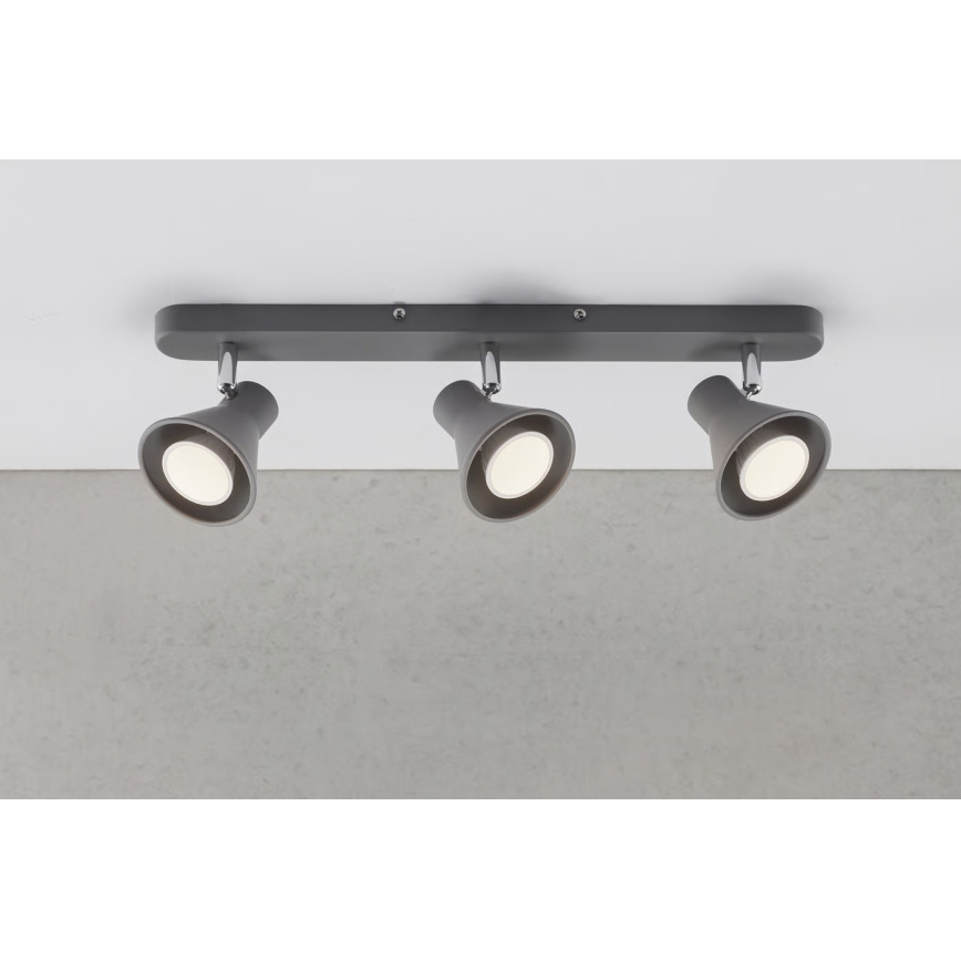 Nordlux - Φωτιστικό σποτ EIK 3xGU10/35W/230V γκρι