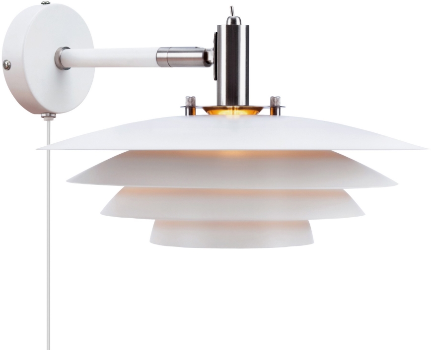 Nordlux - Φωτιστικό τοίχου BRETAGNE 1xG9/25W/230V λευκό